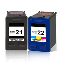 21 22XL Refilled Ink Cartridge Replacement for hp 21 22 cartridge 21 and 22 for Deskjet 3915 3920 D1320 F2100 F2280 F4180