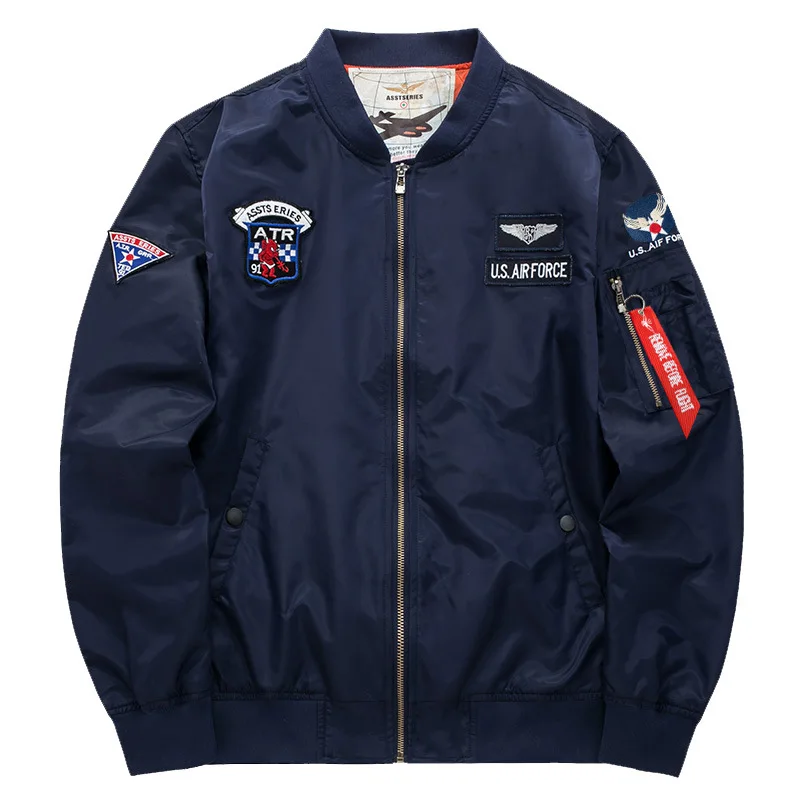 

Spring and Autumn bomber Jacket men Pilot MA1 man Coat hombre Jaqueta Flight Air Force Baseball army green Kanye West jacket