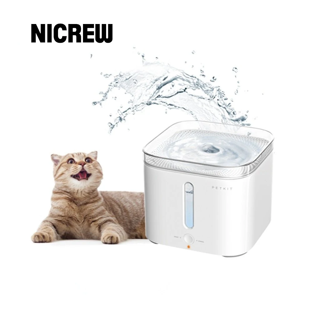 1293 43 De Réductionnicrew Pompe Ultra Silencieuse Fontaine à Boire Automatique Pour Animaux De Compagnie Filtre à Pénurie Deau Changement Chat