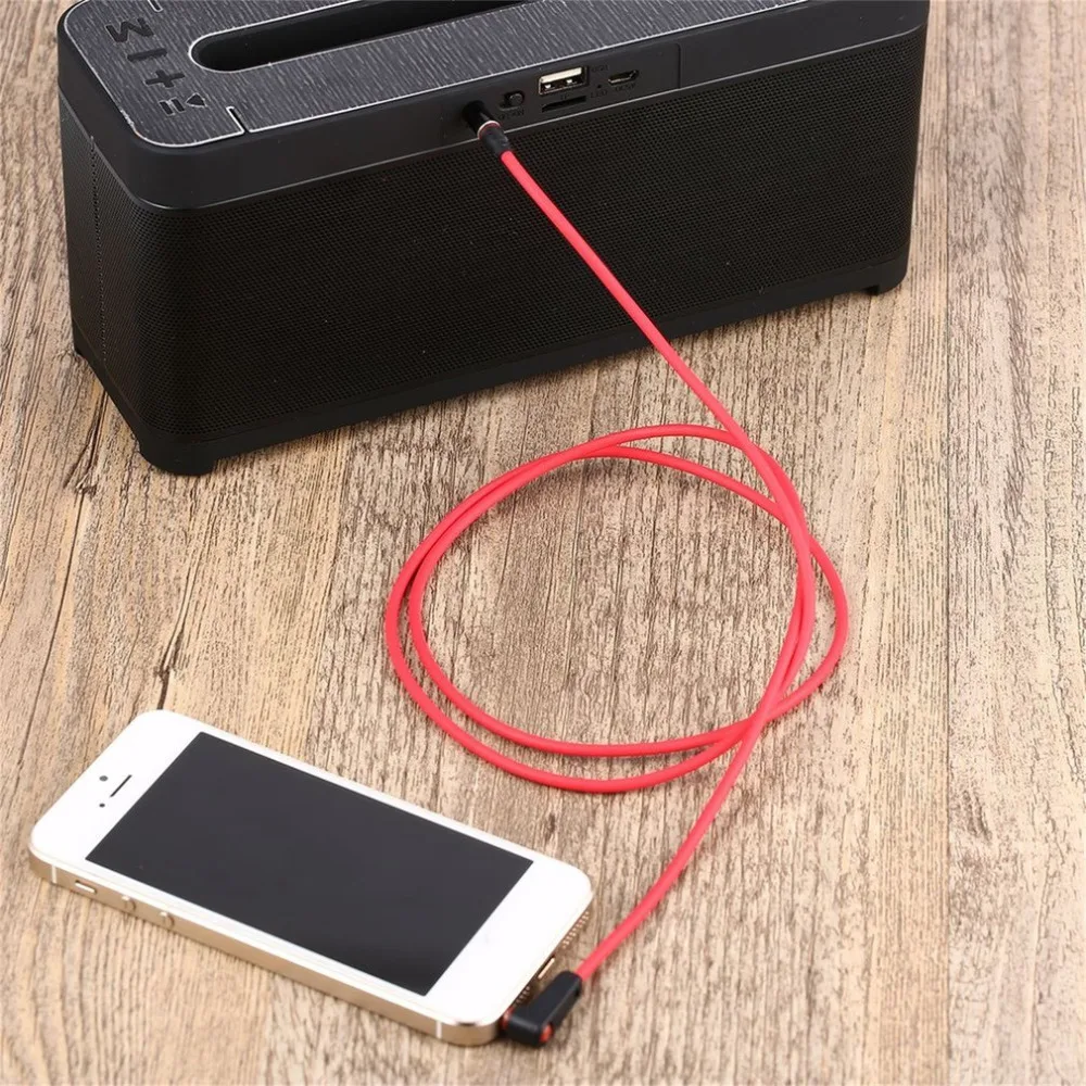 100 см AUX кабель Jack 3,5 мм аудио удлинитель стерео штекер для мужчин Aux телефон адаптер для наушников для телефона MP3 CD Радио