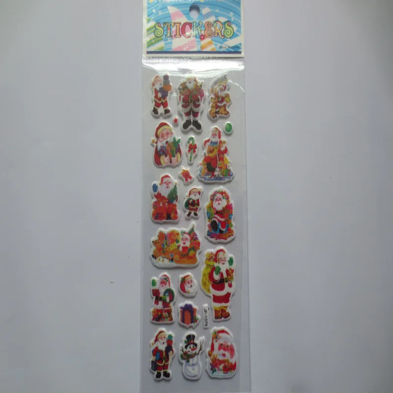 10 листов Санта Клаус наклейки для детей каваи Рождественский Снеговик дневник в стиле Скрапбукинг DIY наклейки Канцелярия школа питания
