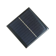 BUHESHUI Mini 1 Вт 5,5 В Солнечная сотовая Солнечная модуль Солнечная батарея своими руками зарядное устройство для 3,7 в светодиодный фонарь на батарейках 95*95*3 мм эпоксидная 20 шт/лот