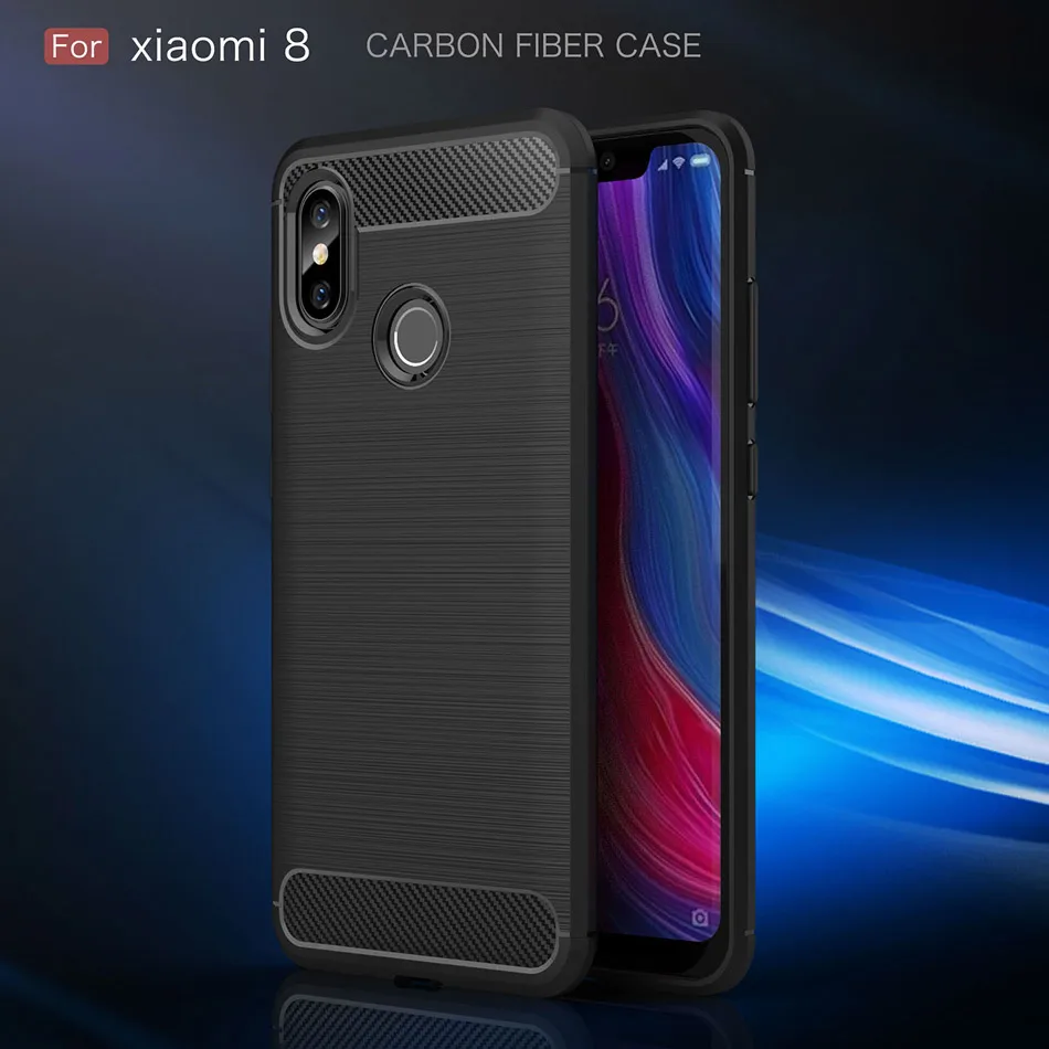 Чехол KolPler для Xiaomi Mi8 чехол противоударный бампер защитный Mi 8 чехлы глобальной