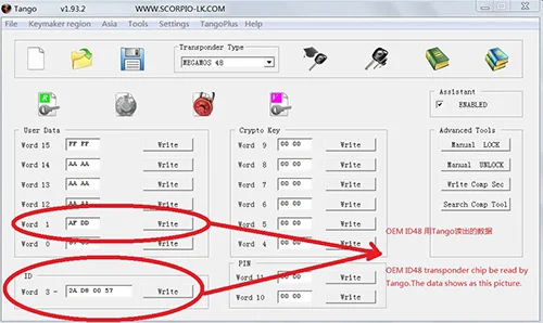 ID48 Стекло транспондер OEM чип для танго Pro Копировать ID48 чип наивысшего качества