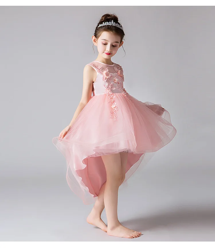 trailing princess dress Girls_02
