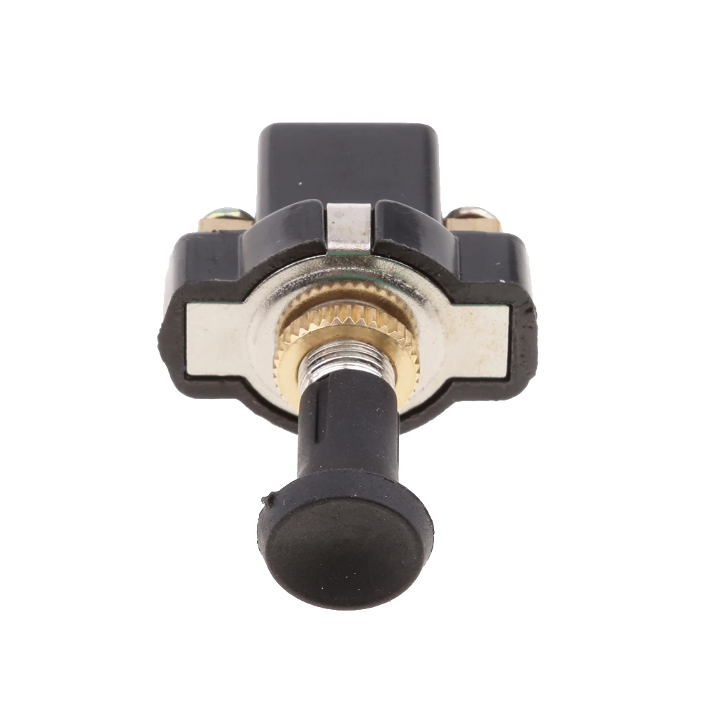 Universal Marine Caravan Farm Machine High performance On-Off Long Push Pull Switch Screw Terminals Breaker Wear Resistant