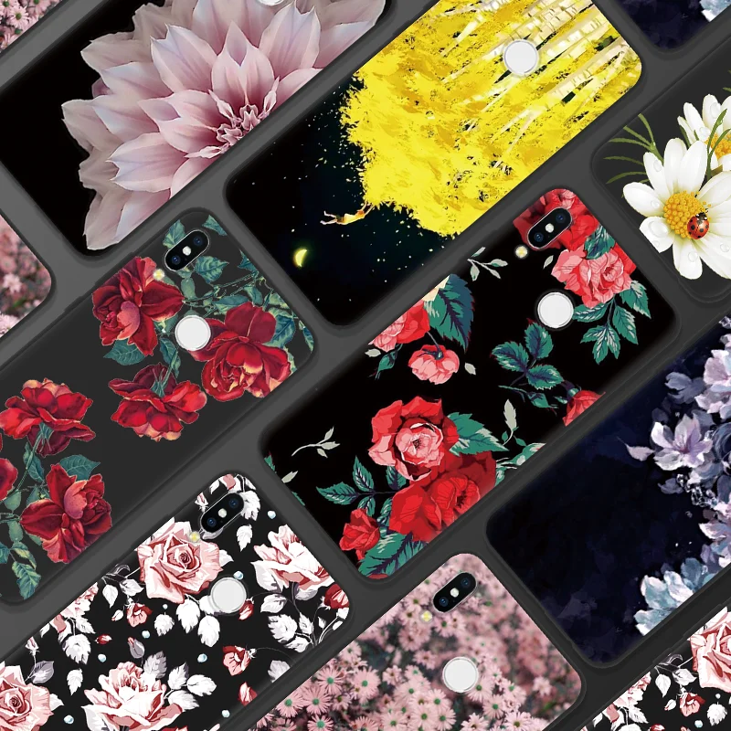 

Matte Cover For Huawei P20 P30 P8 P9 P10 Pro Lite 2017 Mate 10 20 Pro Lite Y5 Y6 Pro 2017 Y9 2018 P Smart Plus 2019 Flower Cases