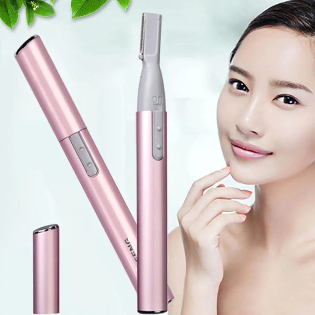 Hot Sale Pink Electric Face Eyebrow Hair Body Blade Razor Eyebrow