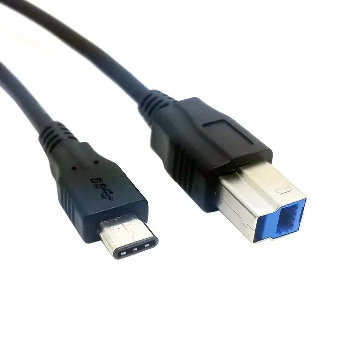 USB C USB 3.1 Type C Male Connector to USB Standard B Male Data Cable