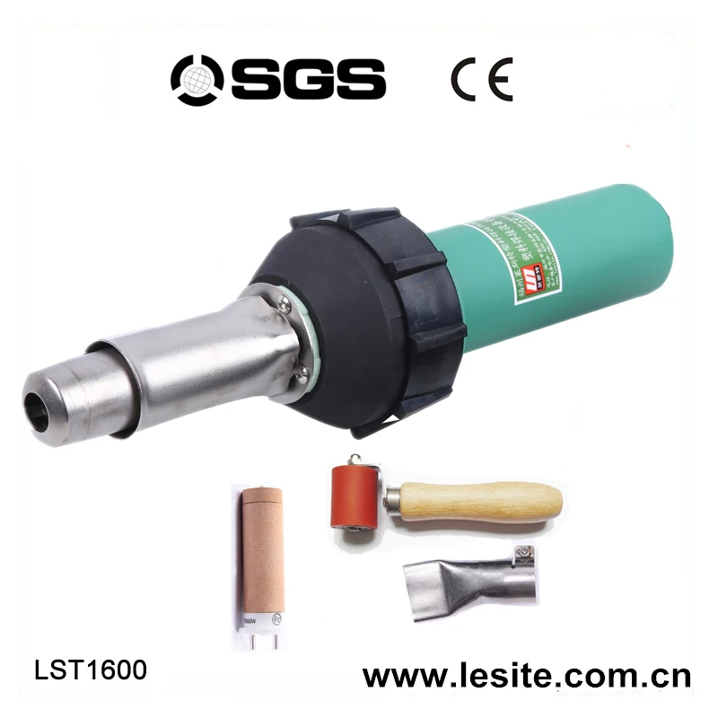 Hot air pistol PE hot gun HDPE welding gun heat gun hot gun welder plastic banner tarpaulin welding torch LST1600 LESITE welding pvc hot air plastic welder torch auto parts supply pp plastic hot air gun 700w ferramentas manuais
