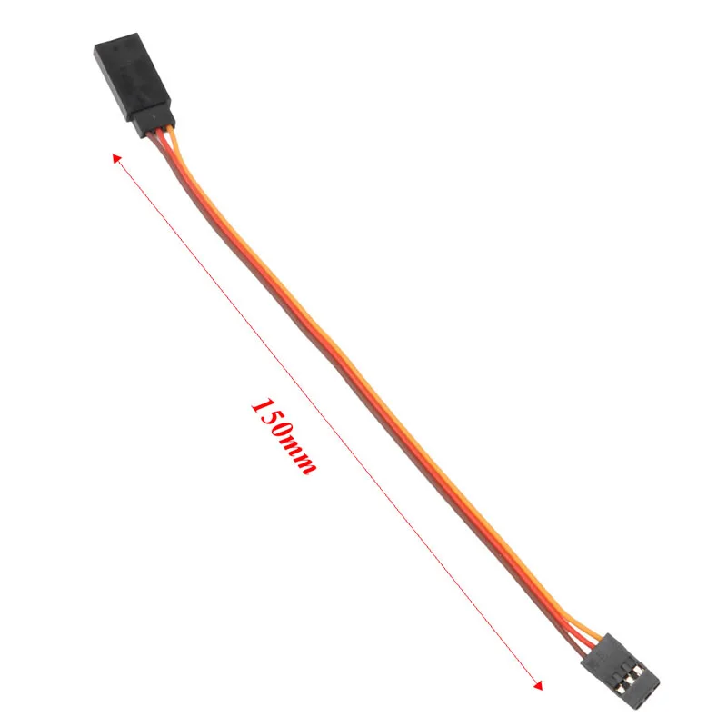 10Pcs 6 inch 15cm 3 pin servo extension cable Male to female cable for RC Futaba JR Servo 