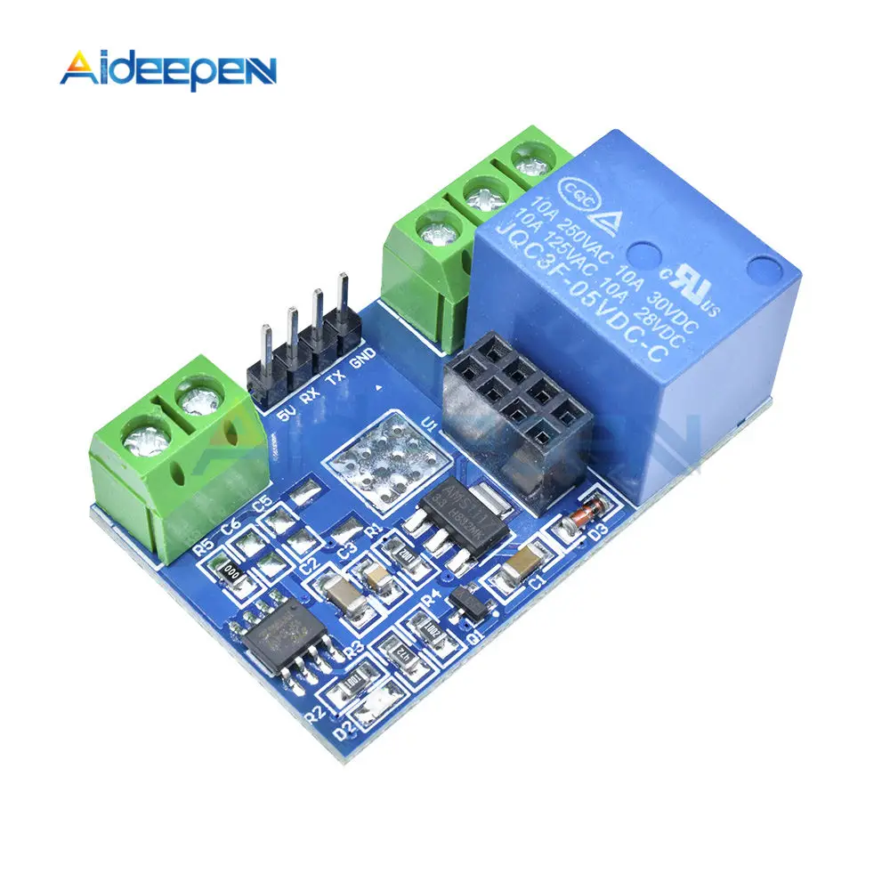 

ESP8266 Esp01S ESP-01S Network Wireless WIFI Relay Module Internet Of Things IOT APP Controller Adapter Board(no ESP-01S)