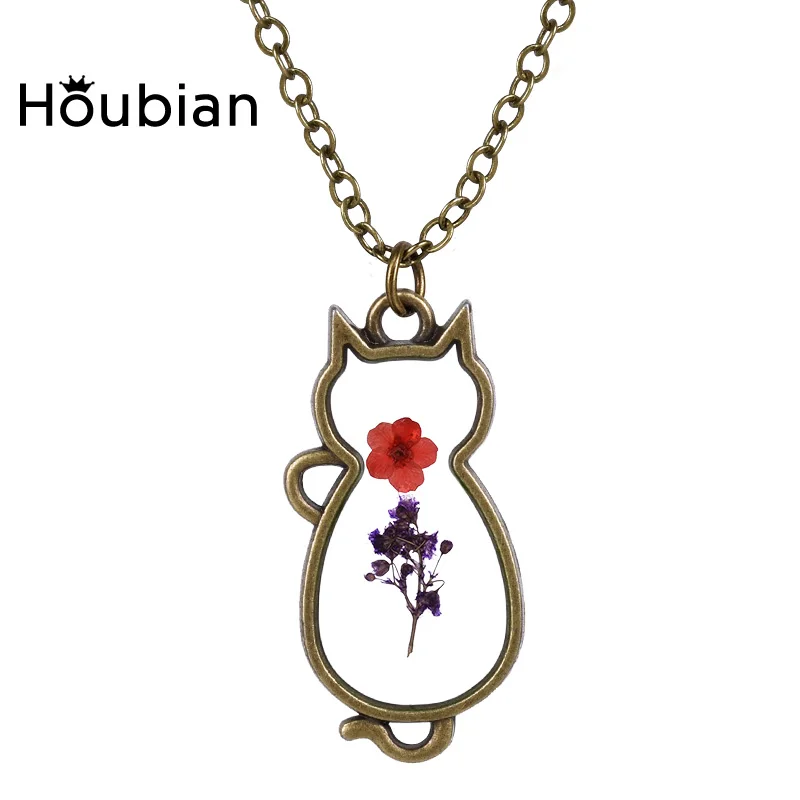 Houbian DIY Подвески подвески в виде животных кошек ожерелье для девочек образец