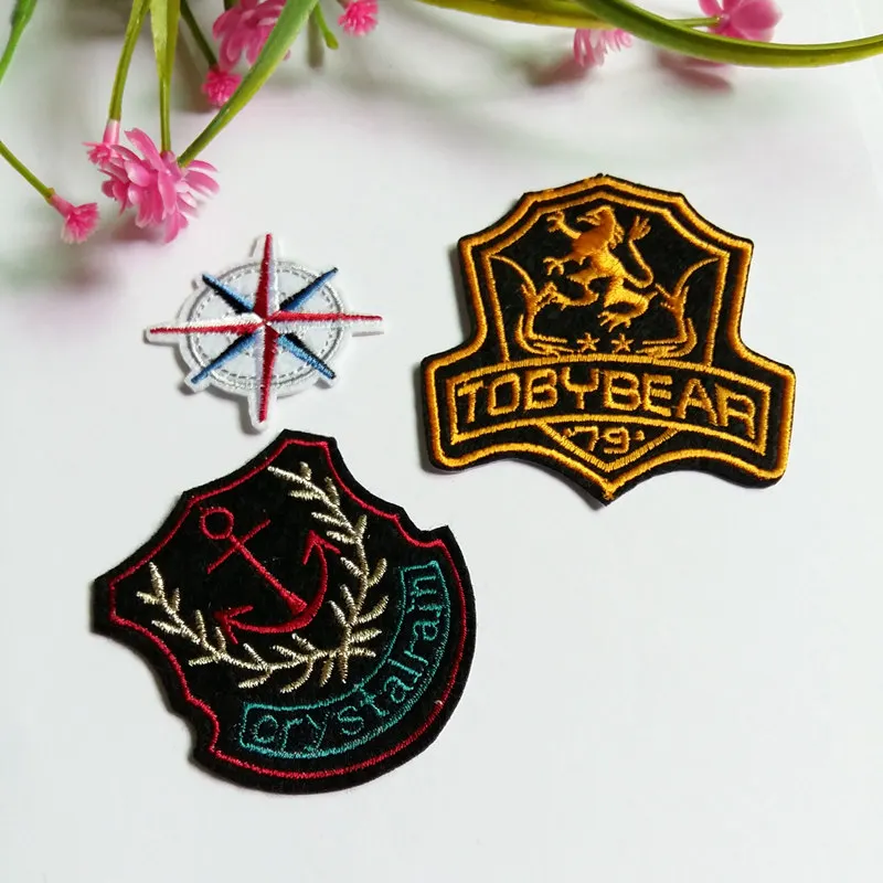 Buy 3pcs Badge Cloth Patch Stickers Affixed To