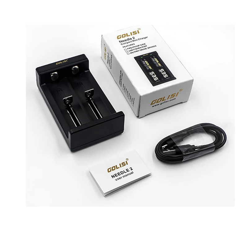 Оригинальное зарядное устройство Golisi Needle 2 слота с USB портом питания 5 в 1 для