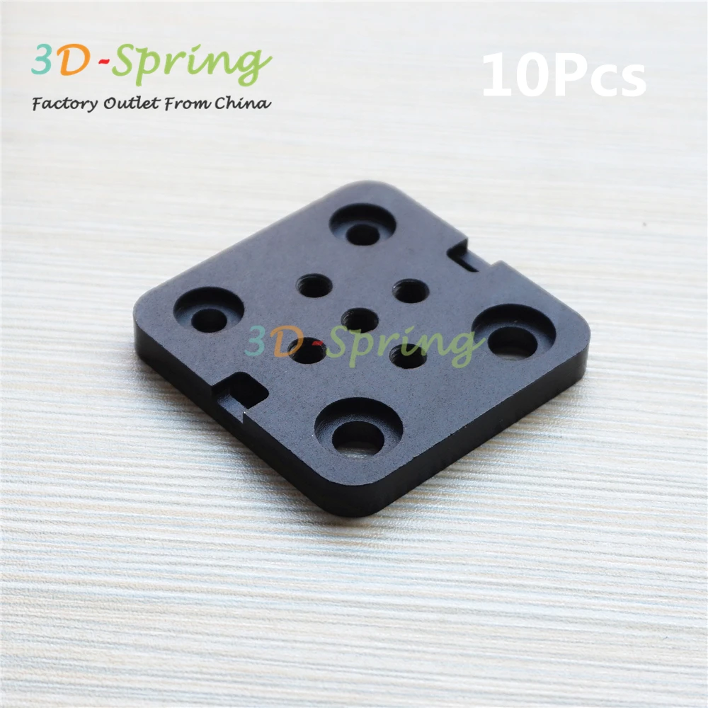 

10Pcs 3D Printer Openbuilds Slider Gantry Plate V-Slot Mini 50*50*6.35mm Aluminum Alloy CNC Special Slider Plate