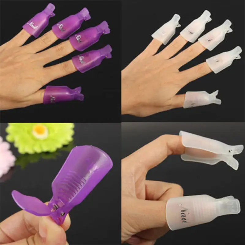 10 шт./лот гель для удаления лака для ногтей Soakers УФ лак для ногтей обертывание инструмент для удаления ногтей Замачивание от крышки зажим
