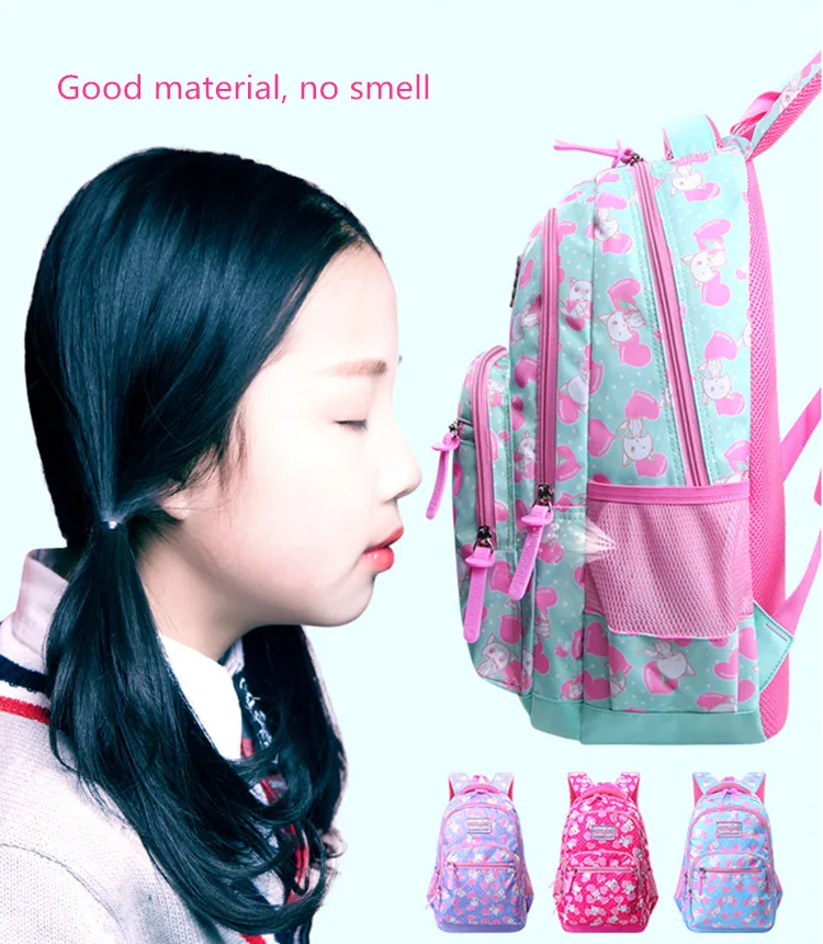 Школьные сумки для школьная сумка для девочек-подростков, детские рюкзаки с милым животным принтом, Холщовый детский школьный рюкзак, сумка в упаковке