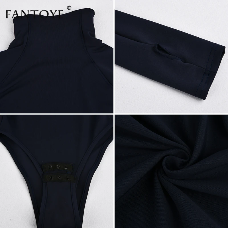 Fantoye Sexy Long Sleeve Bodysuits Women 2018 Autumn Winter Black Slim Bodycon Jumpsuits Rompers Ladies Stretchy Bodysuit Tops Fantoye Sexy Long Sleeve Bodysuits Women 2018 Autumn Winter Black Slim Bodycon Jumpsuits Rompers Ladies Stretchy Bodysuit Tops