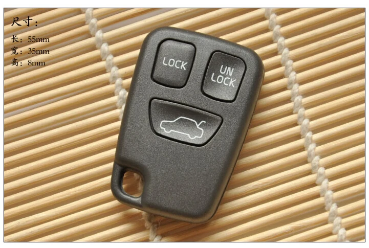 Volvo remote control key shell 3 button  (11)