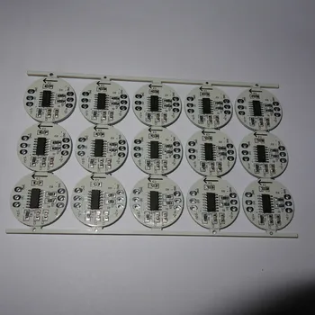 

DC12V TLS3001 5050 SMD addressable pixel PCBA,3pcs 5050 SMD LED;26mm diamter;0.72W;256 gray scales