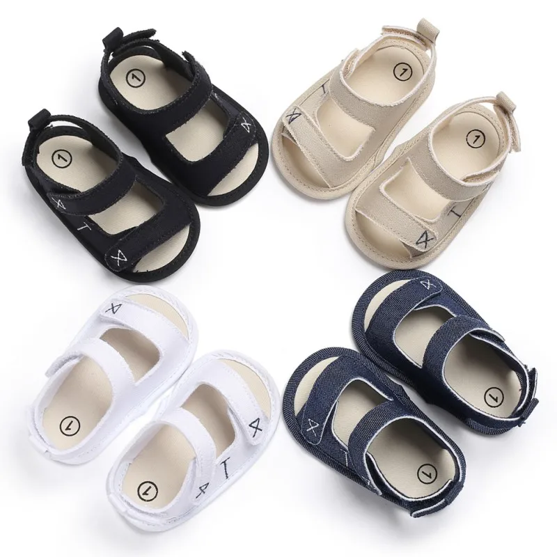 

Summer Kids Baby Boys Sandals Canvas Children Sandals Casual Toddler Shoes Fashion Breathable