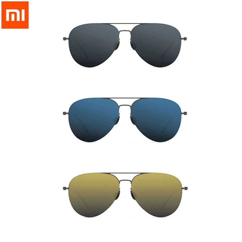 Xiaomi TS фирменные солнцезащитные очки, нейлоновые поляризованные солнцезащитные линзы из нержавеющей стали, очки, цветные, умные, ретро, защита от ультрафиолетовых лучей для путешествий, для мужчин и женщин