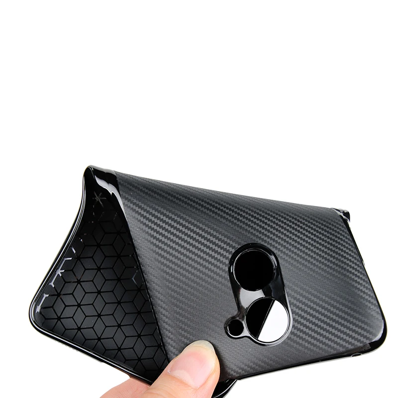 carbon fiber silicone case huawei y7 2017 y7 prime (11)