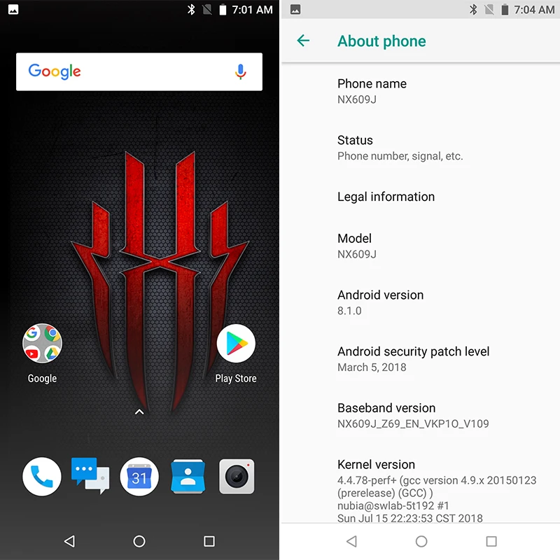 Nubia Red Magic Snapdragon 835 Восьмиядерный Android 8 1 мобильный телефон ГБ ОЗУ 128 Гб ПЗУ 2160x1080P 24