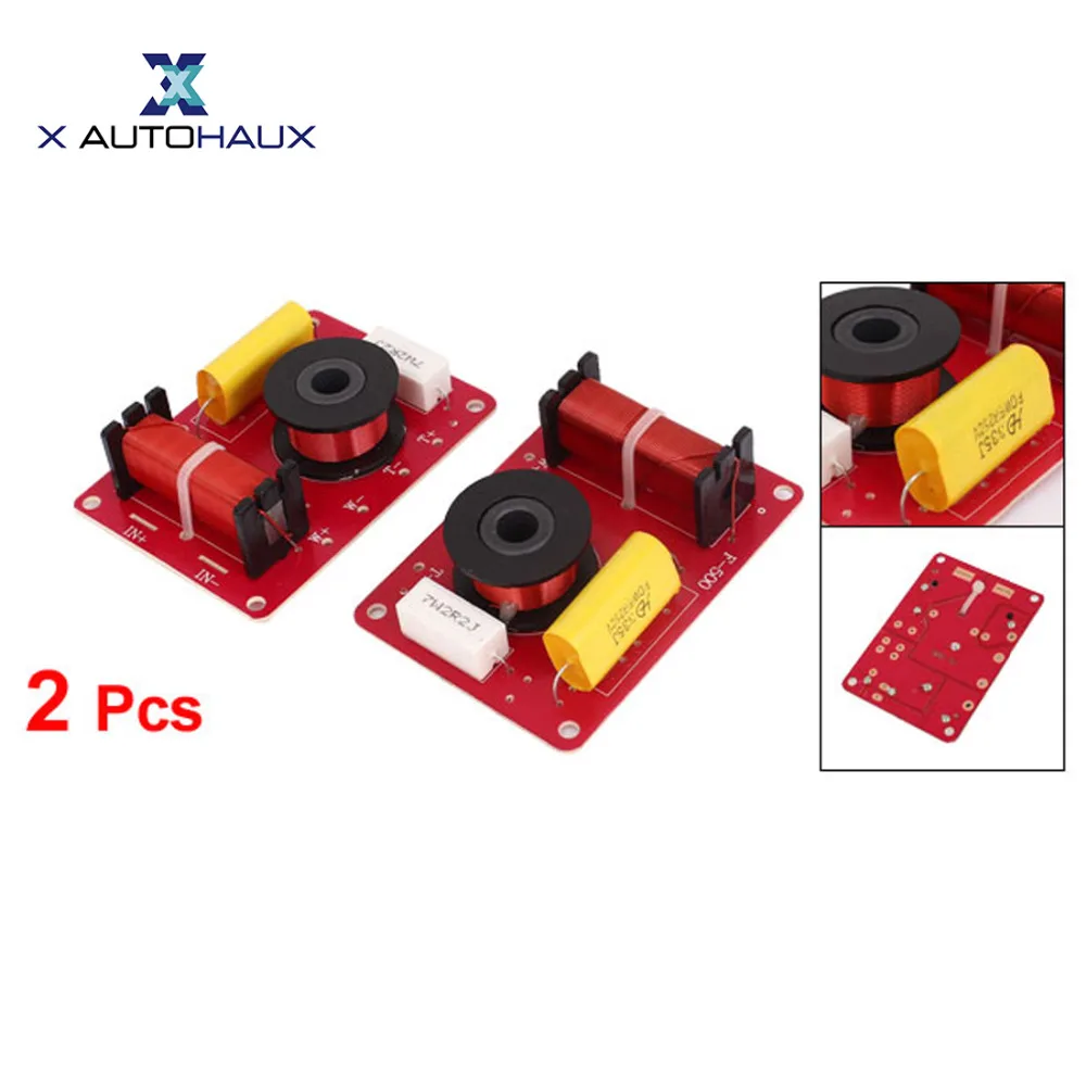 X AUTOHAUX 2 шт. 130 Вт 2-полосная акустическая система кроссовер фильтры Частотный дистрибьютор