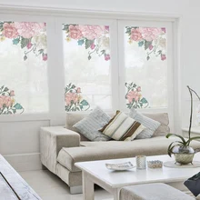 Стеклянная матовая наклейка Солнцезащитная оконная наклейка ванная Электростатическая стеклянная Скраб Декоративная пленка для стекла 59