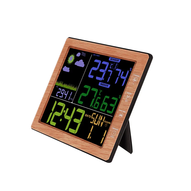 Многофункциональный TS-8210 цифровой ЖК-дисплей Беспроводная профессиональная климатическая станция тестер температуры термометр Монитор