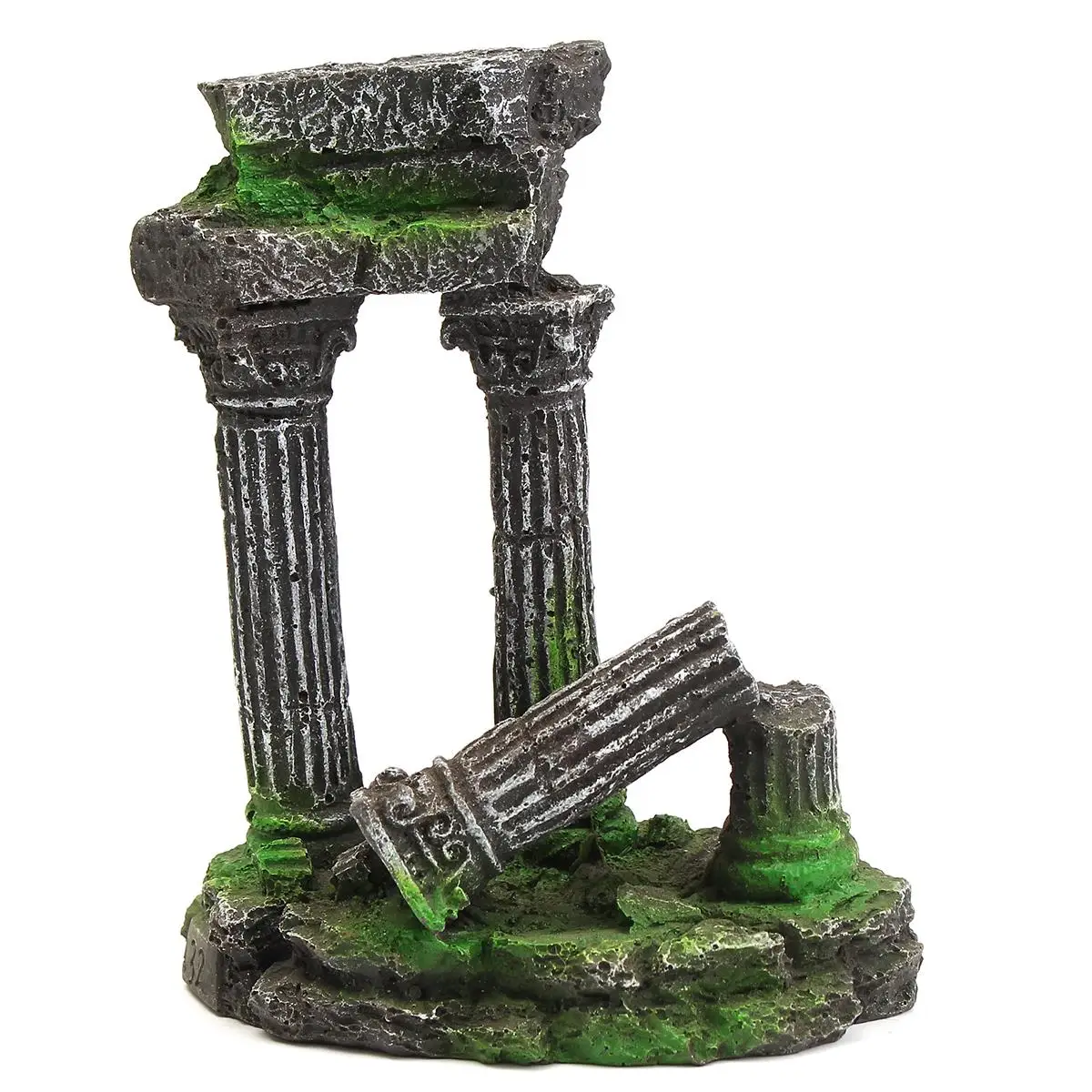 Roman Decorative Design Gears Of Time Quot Wide Numerals Resin Artificial Aquarium Roman Column Decoration Ancient Ruin Ornament Fish Tank Stone Cave Rock