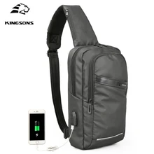 Kingsons мужская сумка через плечо маленькая для мужчин один плечевой ремень задняя упаковка повседневные дорожные сумки Y323