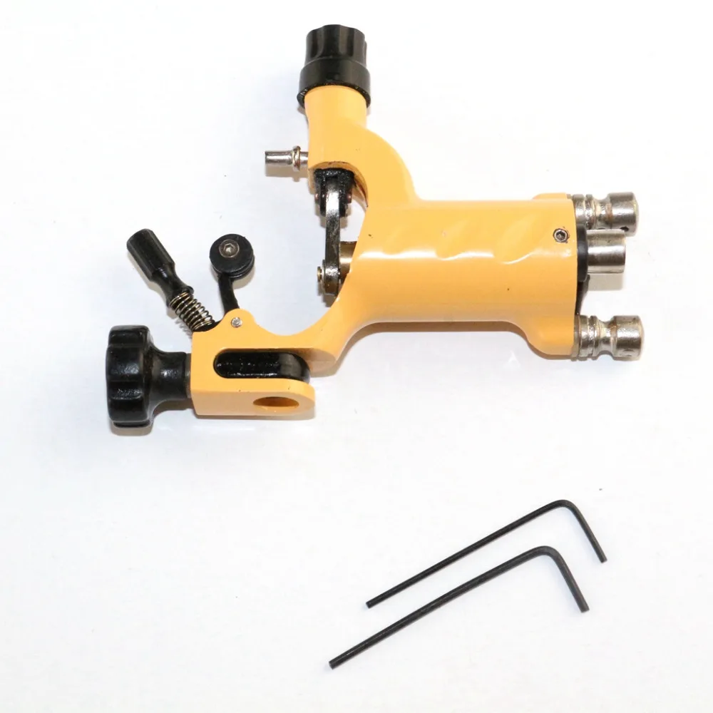 

Hot Sale Yellow Dragonfly Rotary Tattoo Machine Gun Professional Dragon Assorted Tattoo Gun Liner And Shader Supply