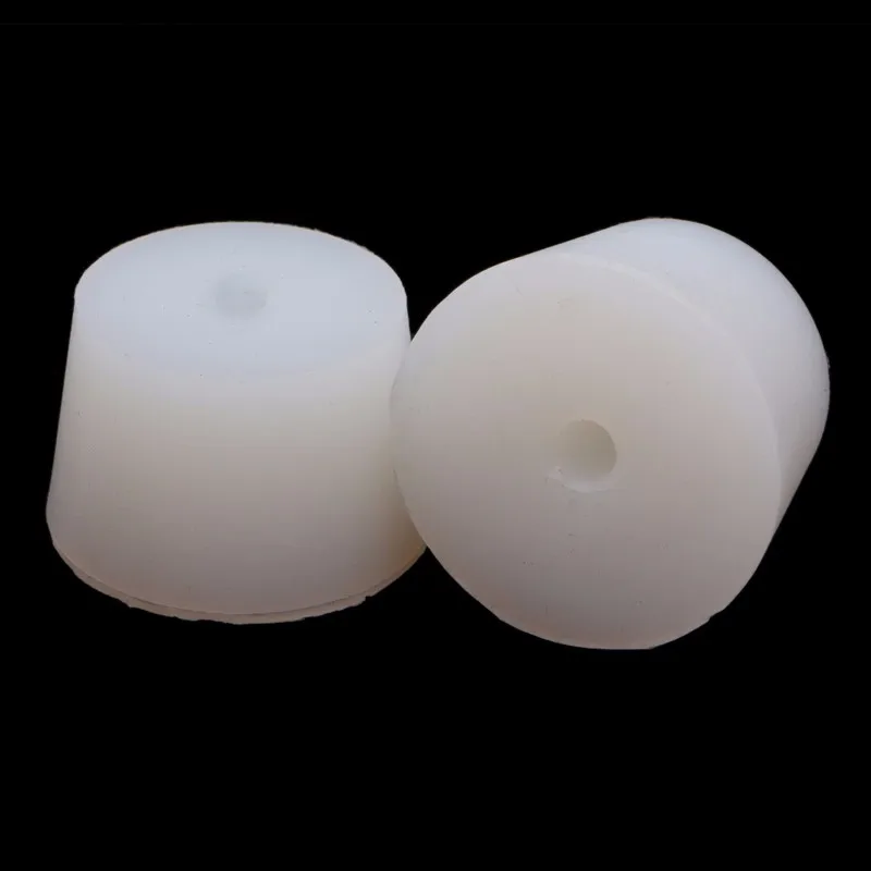 

2 PCS Home Brew Vinho Rolhas de Plug de Silicone Com Furo para Valvula Camara Bubbler Cerveja Vinho Food Grade de Borracha de Si