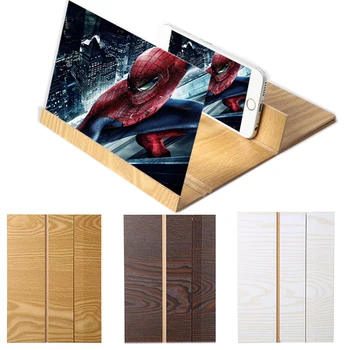 

2-in-1 12inch Mobile Phone Screen Magnifier Amplifier Folding Enlarged Expander Stand for Video Phone Car Holder Phone Projector