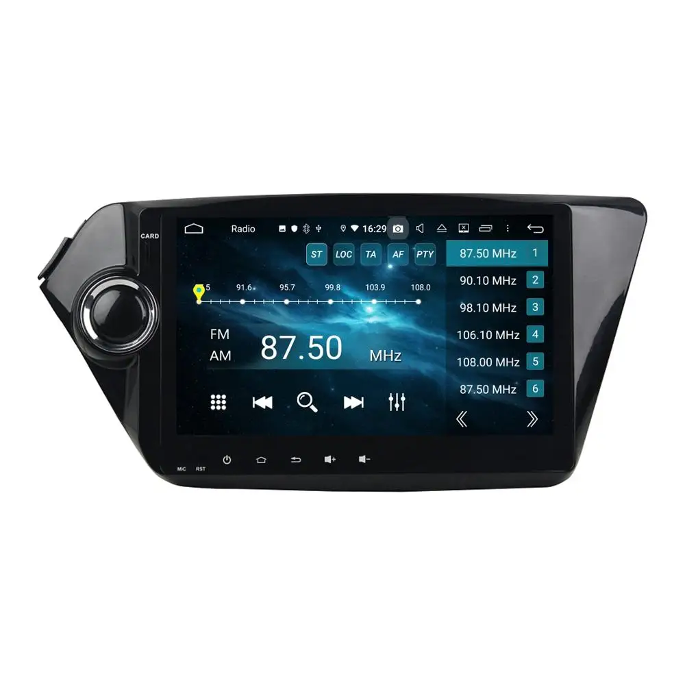 4GB RAM Octa Core 9" Android 9.0 Car dvd Player for Kia K2 Rio 2012
