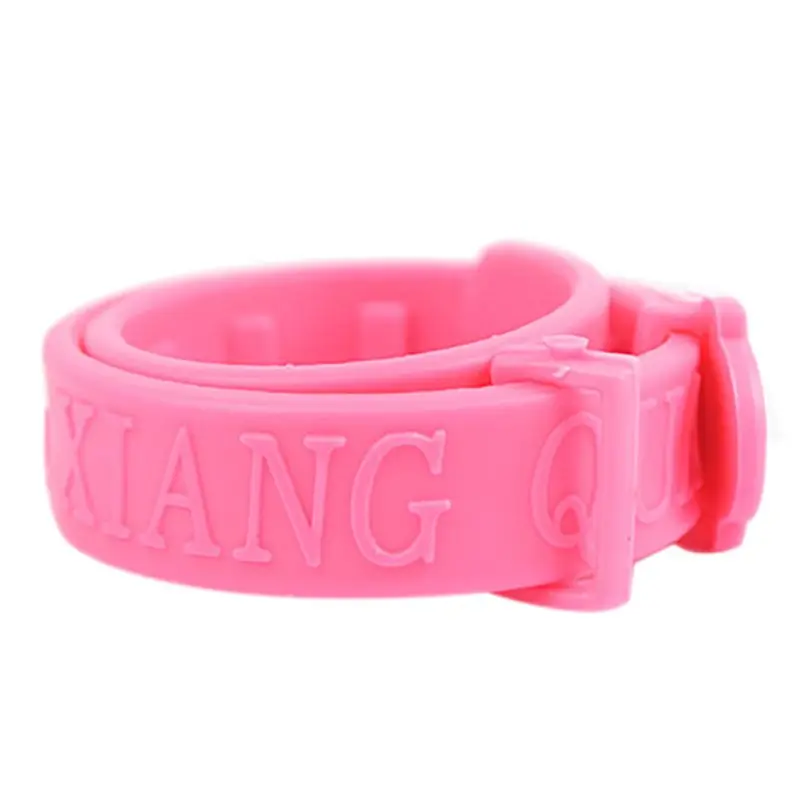 

1PC Pet Dog Puppy Cats Kitten Acari Neck Strap Anti Flea Mite Tick Adjustable Collar Universal Solid Pink