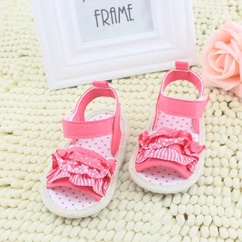 

Princess Girl Summer First Walker Infant Baby Lace Soft Sole Non-slip Crib Shoes 0-18M PY1 P61 X5