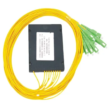 

5pcs Optical Fiber Splitter 1/8 PLC SC/APC Singlemode G657A1 3.0mm 1m