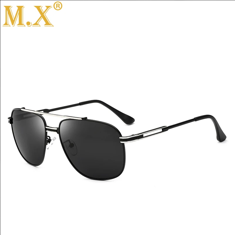 Новые поляризованные солнцезащитные очки для мужчин, Модные мужские очки, оптические брендовые солнцезащитные очки для путешествий Oculos Gafas De Sol 882 - Цвет линз: Silver Black