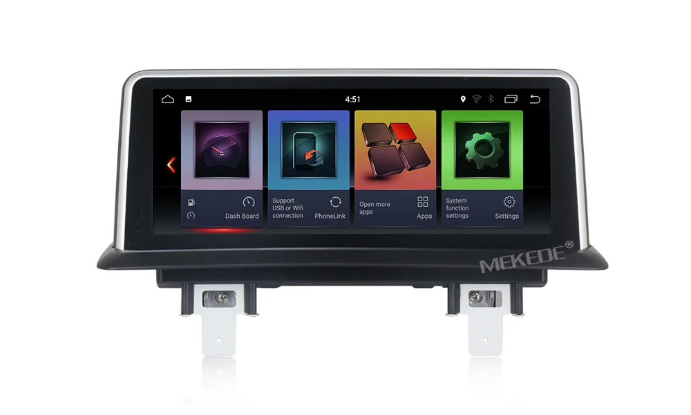 Perfect New arrival! Mekede android Car gps navigation multimedia player for BMW E81 E82 E87 E88 120i 2005-2012 with IPS screen 14