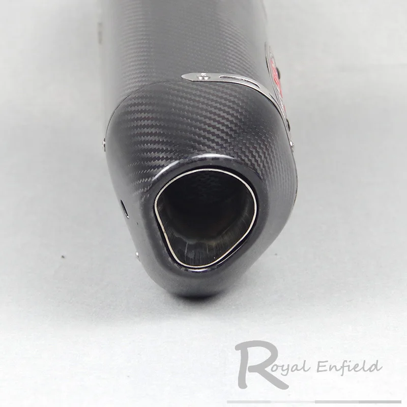 51mm Escape Universal de motocicleta R77 silenciador de fibra de carbono Escape Moto Racing para cbr650 1000 cb650f gsxr600 750 MT09
