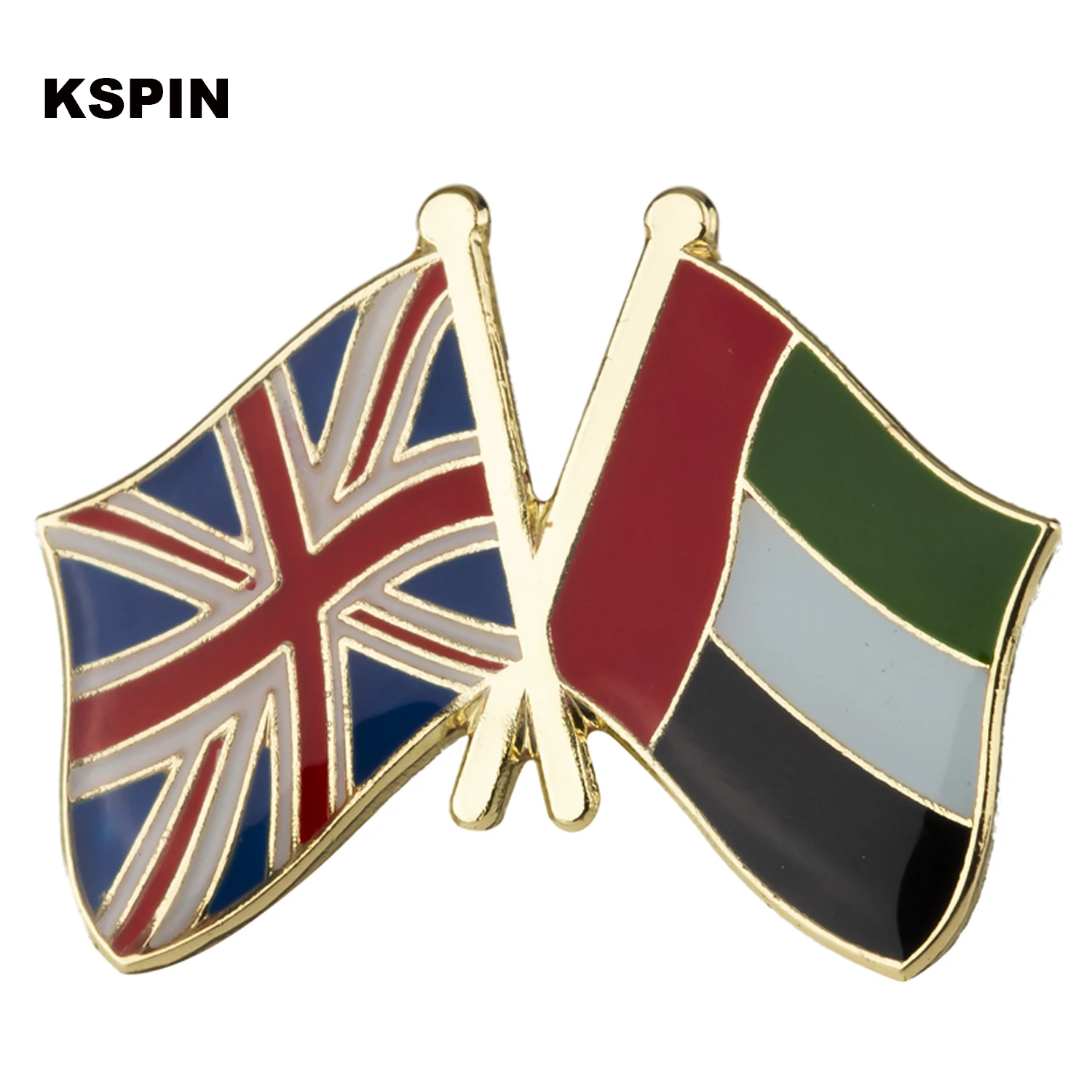 UNITED KINGDOM /& UAE UK /& UAE FRIENDSHIP Metal Lapel Pin Badge *NEW*