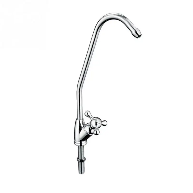 

Single Handle Faucet Bathroom Accessories Zinc Alloy Finish Water Faucet Rotary Handle Drinking Water Tap #0305