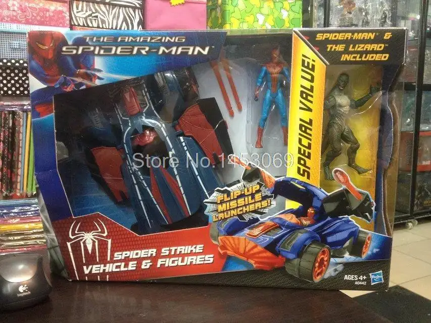 

The Amazing Spider-man Spider Strike Vehicle Figures Spiderman PVC Action Figure Collection Model Toy SPM105
