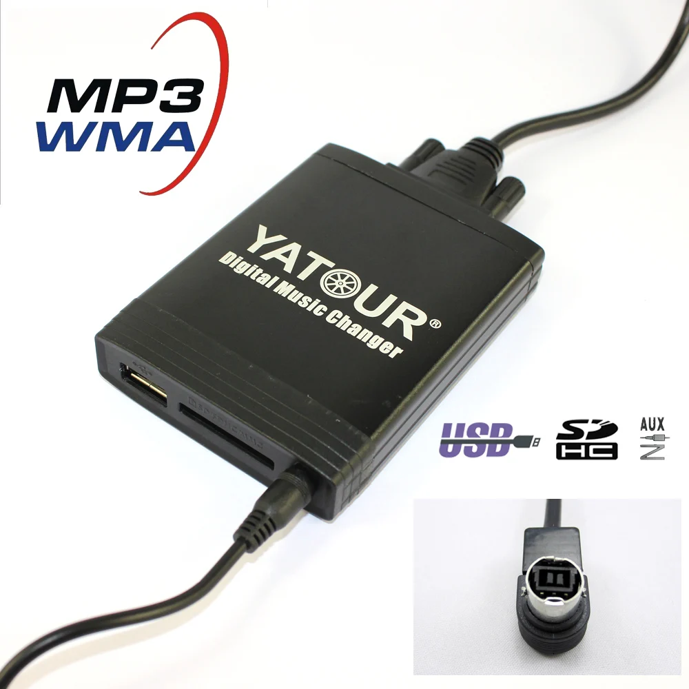 YATOUR adattatore interfaccia USB AUX per OPEL SD