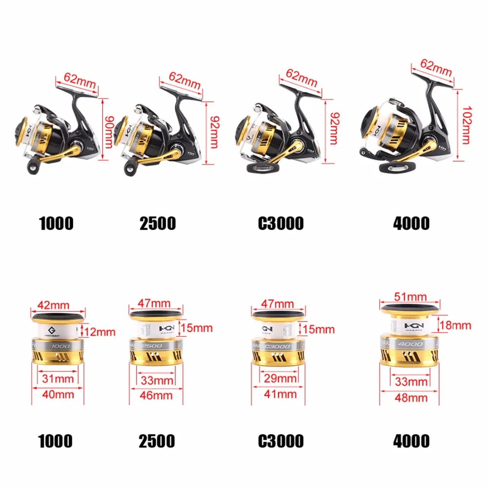Спиннинговая катушка SHIMANO SAHARA для спиннинга 1000 2500 C3000 4000 C5000XG передача HAGANE 5
