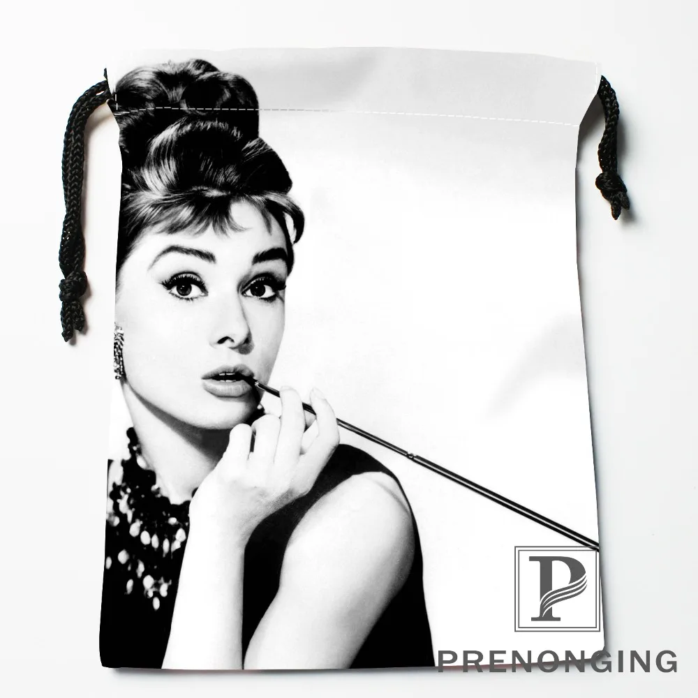 

Audrey Hepburn Drawstring Bags Custom Storage Printed Receive Bag Compression Type Bags Size Multi Size Storage Bags 1711283#27